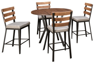 Norcross 5 Piece Counter Height Dining Set