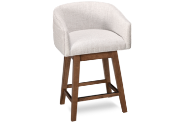 Uniquely Yours Barrel Swivel Counter Stool