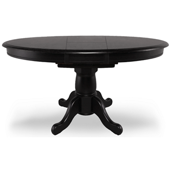 Quails Run Pedestal Dining Table with Leaf