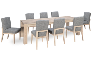 Dovetail 9 Piece Gathering Dining Set