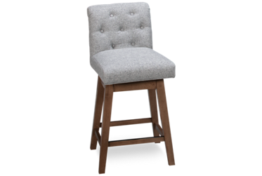 Uniquely Yours Tufted Swivel Counter Stool