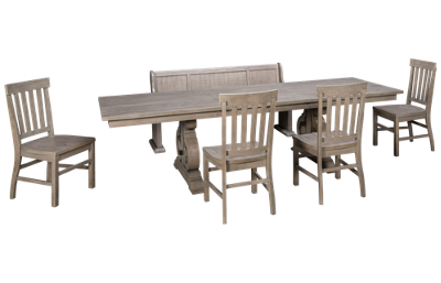 Tinley Park 6 Piece Dining Set with Leaf