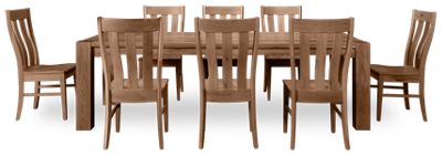 Dovetail 9 Piece Gathering Dining Set