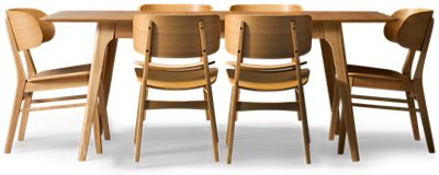 Uptown 7 Piece Dining Set with Leaf