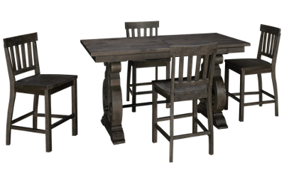 Bellamy 5 Piece Counter Height Dining Set with Leaf