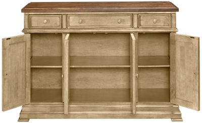 Quails Run 3 Drawer 4 Door Sideboard