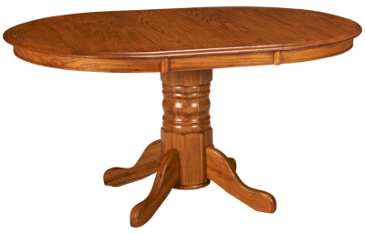 Classic Oak Table with Leaf