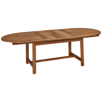 Kalimantan Oval Table with Leaf