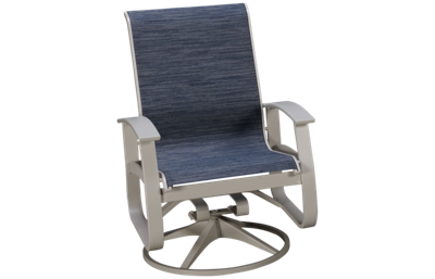 Belle Isle Sling Swivel Rocker