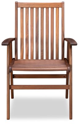 Franklin Arm Chair - FSC®-Certified Ipe Timber - Exceptional Durability - Weather Resistant - Contoured Seat