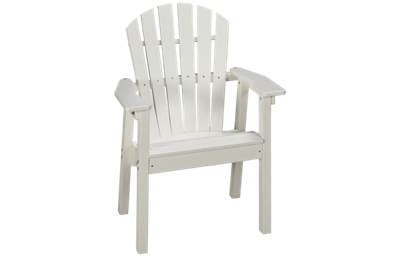 Seaside Casual Furniture Adirondack Shell Back Arm Chair