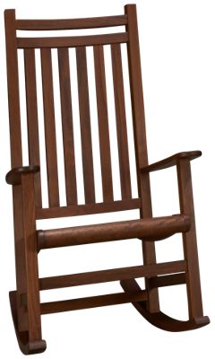 Ruby Rocker - Comfortable Seat - Slat Back - Superior Stability - Sustainably Sourced - Weather Resistant