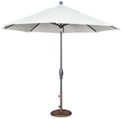 Canopy 9' Auto Tilt Market Umbrella - Durable Powder-Coated Aluminum Frame - Effortless Auto-Tilt Feature - Weather-Resistant Octagonal Canopy