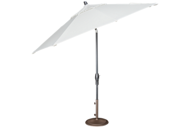 Canopy 9' Auto Tilt Market Umbrella - Durable Powder-Coated Aluminum Frame - Effortless Auto-Tilt Feature - Weather-Resistant Octagonal Canopy