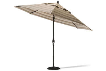 Canopy 11' Auto Tilt Market Umbrella - Durable Powder-Coated Aluminum Frame - Effortless Auto-Tilt Feature - Weather-Resistant Sunbrella Canopy