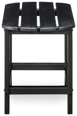 Adirondack End Table - Contemporary Design - Slatted Top - High-Density Polyethylene - Weather Resistant