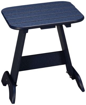 Adirondack End Table - Durable High-Density Polyethylene - Weather Resistant