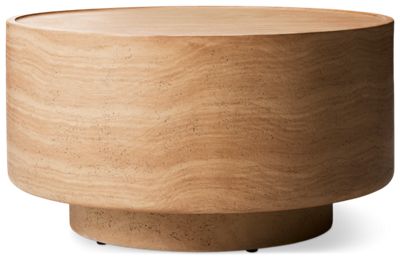 McKenna Coffee Table - Minimalist Design - Sturdy Plinth Base - Glass Reinforced Concrete - Hand Finished