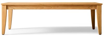 Solerno Coffee Table - Stylish Slatted Top - Tapered Legs For Stability - Sustainable Teak - Durable Construction
