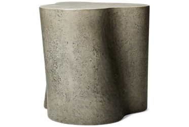 Everson Outdoor Accent Table - Textured Surface - Modern Sculptural Design
