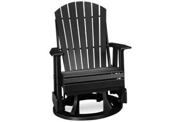 Hyland Wave Swvl Glider Chair  Black