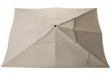 Canopy 10' X 13' Easy Track Umbrella - Lightweight Aluminum Frame - Slide-Knob Mechanism - Telescoping Canopy - Quick-Drying Fabric