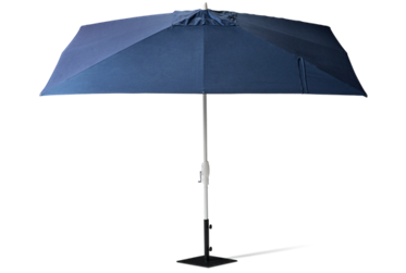 Canopy 8' X 10' Auto Tilt Umbrella - Durable Lightweight Aluminum Frame - Easy Crank Lift System