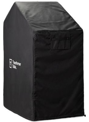 Transformer Table Chair Cover - Weather-Resistant Polyester - Rust Protection - Fits up to 4 Stackable Chairs - Secure Bottom Closures