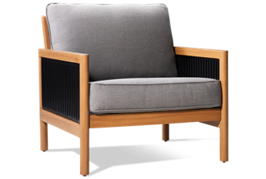 Cove Lounge Chair - Elegant Comfort - Durable Resysta Frame - Stylish Design - Weather-Resistant Materials