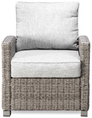 Naples Beach Lounge Chair - Durable All-Weather Resin Wicker - Soft Nuvella Performance Fabric Cushions