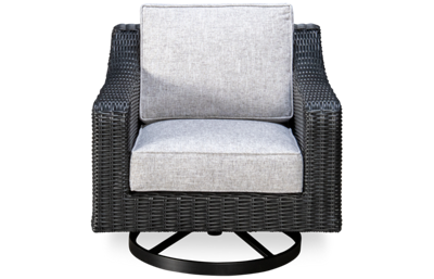 Beachcroft Black Swivel Lounge Chair