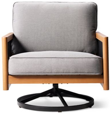 Cove Swivel Lounge Chair - Low Maintenance - Weather-Resistant - Cozy Back And Seat Cushions - Fade-Resistant Fabric