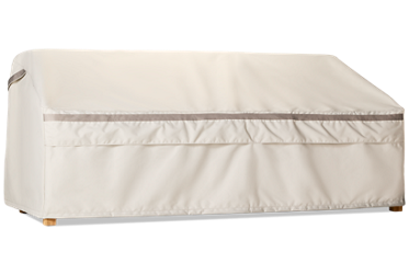 Solerno Loveseat Cover - Durable Heavy-Duty Polyester - Mold & Mildew Prevention Vents - Eco-Friendly Water-Resistant Backing