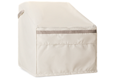 Solerno Chair Cover - Durable Heavy-Duty Polyester - Mold & Mildew Prevention Vents - Eco-Friendly Water-Resistant Backing