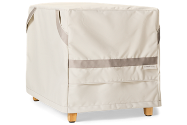 Solerno End Table Cover - Durable Heavy-Duty Polyester - Mold & Mildew Prevention Vents - Eco-Friendly Water-Resistant Backing
