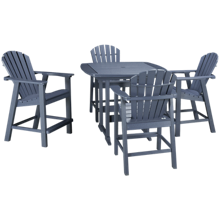 Seaside Casual Furniture Portsmouth 5 Piece Outdoor Dining Set