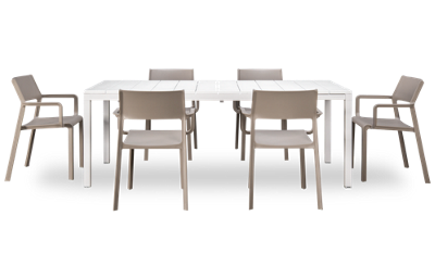 Rio 7 Piece Dining Set with Leaf