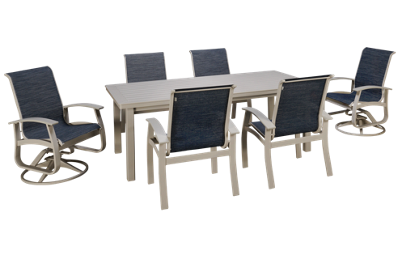 Belle Isle Sling 7 Piece Dining Set