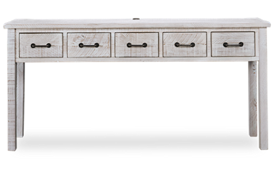 North Coast 5 Drawer Console