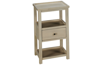 Coast To Coast Imports Cape Cod 1 Drawer Chairside Table with Storage