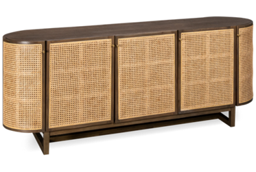 Domingo Cane 5 Door Sideboard