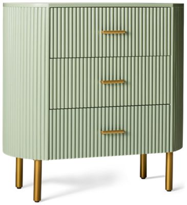 Crestview Collection Astoria 3 Drawer Accent Chest - Thumbnail 2