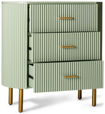 Crestview Collection Astoria 3 Drawer Accent Chest