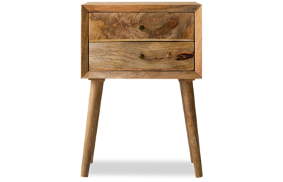 Rigley 2 Drawer Accent Table with Storage