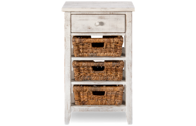Marina 1 Drawer Storage Table with Baskets