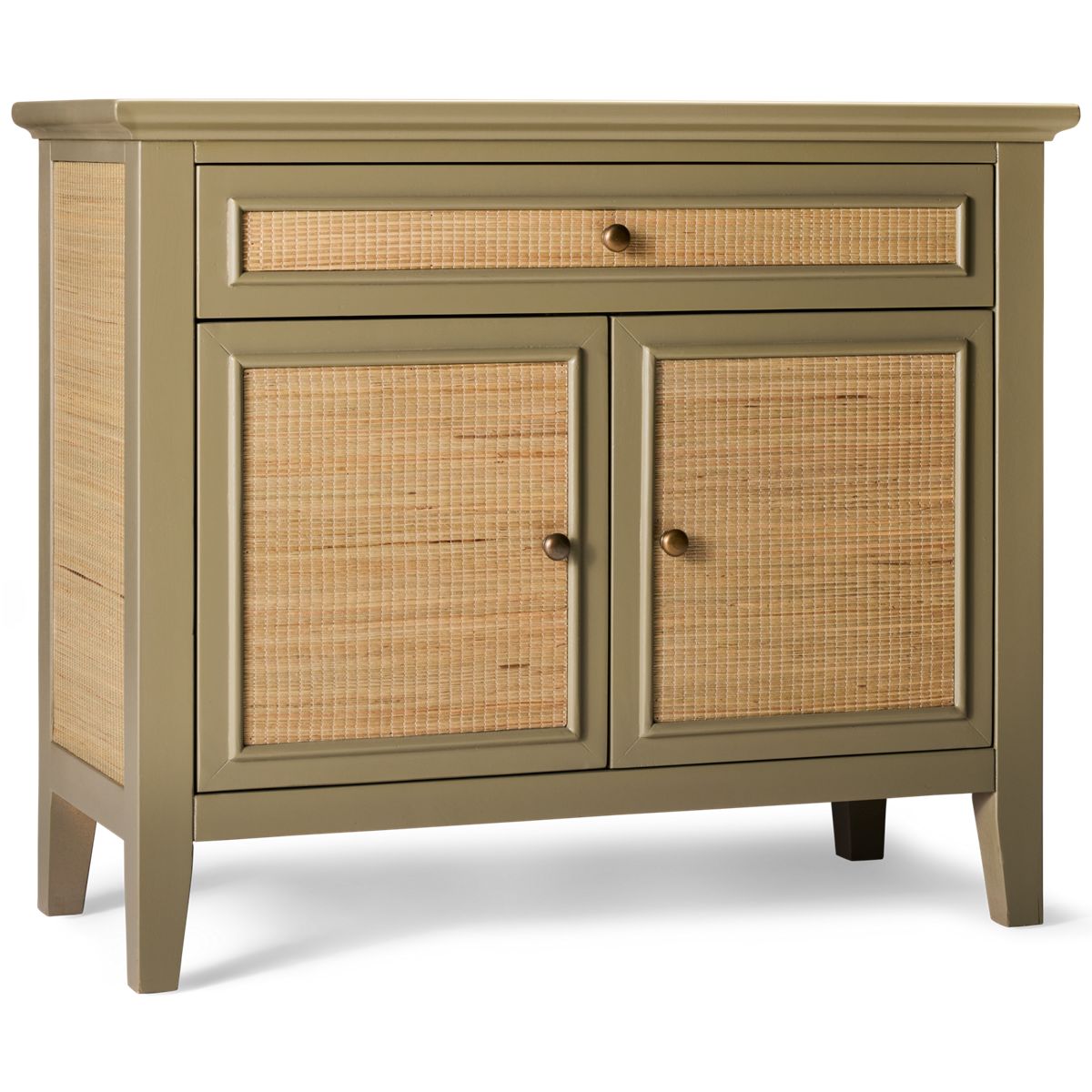 Crestview Collection Solace 2 Door 1 Drawer Cabinet