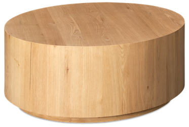 Layne Round Coffee Table with Casters