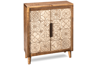 Talavera 2 Door Wine Cabinet