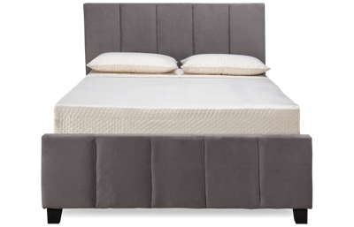 Queen Upholstered Channel Bed