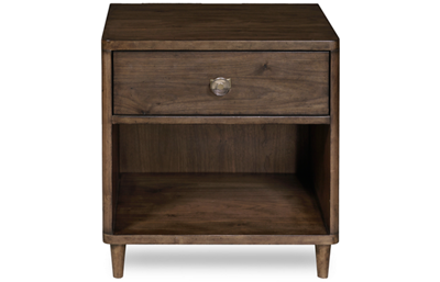 Urban Eclectic Accent Bedside Table with Storage